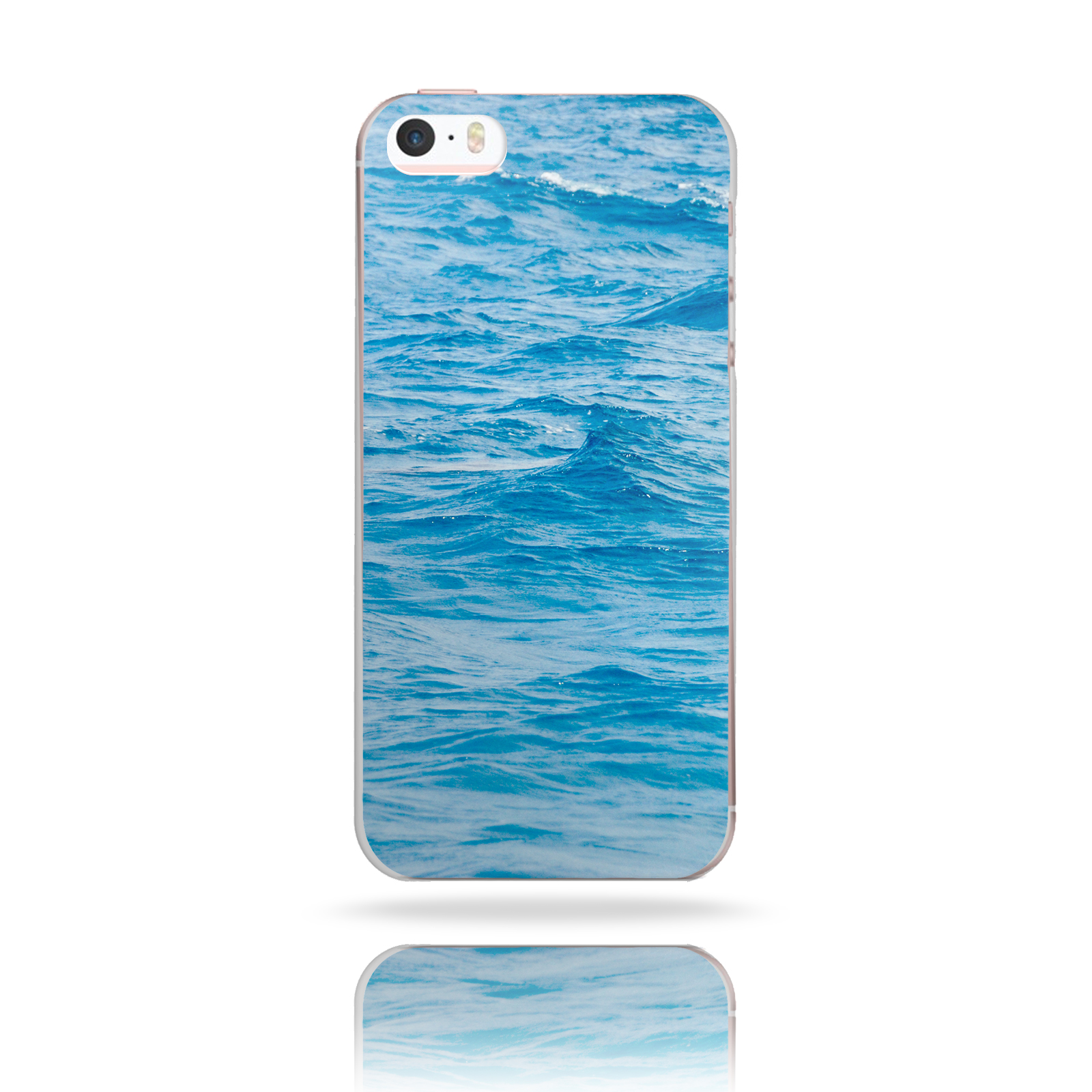 (BG0066) OCEAN WAVES PRINT HARD PLASTIC PHONE CASE COVER